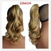 Synthetic Wavy Claw Clip In Hair Extension Pony Tail Heat Resistant Natural Wave False Hairpiece