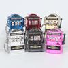 Fruit Slot Machine Keychain Dollhouse Lucky Charm Jackpot Keychains Mini Pendant Bag Charm Novelty Gifts for Adults Home Decor