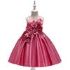 Elegant Girl Princess Dress Kids Tutu Gown Birthday Bow Flower Wedding Party Prom Clothes Formal Evening Vestidos