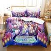 Аниме Idolmaster SideM Постельный комплект Пододеяльник Набор для кровати Покрывало Наволочка Одеяло Размер кинг Квин Мальчики Взрослый Постельный комплект
