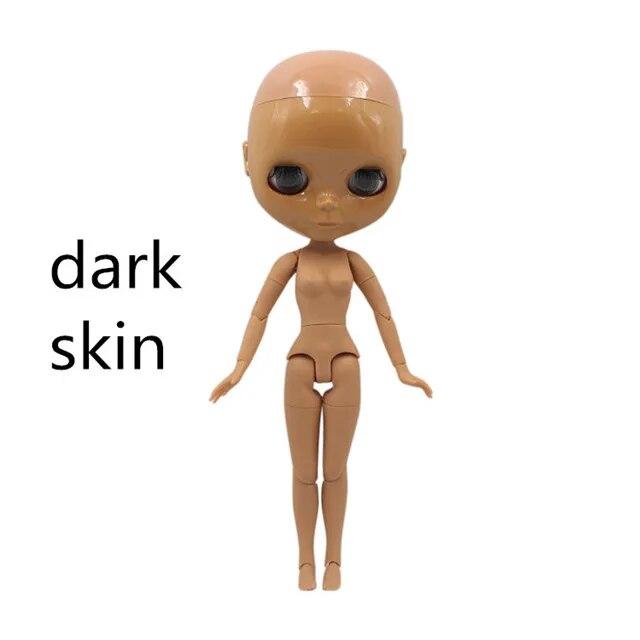 Кукла DBS Blyth Кукла с лысой головой, тело с большим грудным суставом, скальп свободный, скальп не собран