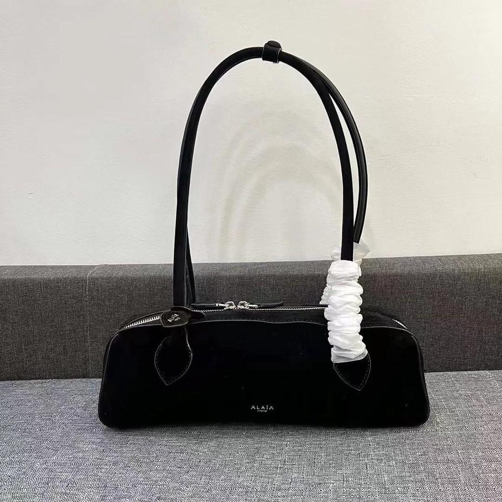 Сумка-багет из матовой натуральной кожи для подмышек - женская сумка через плечо высокого класса