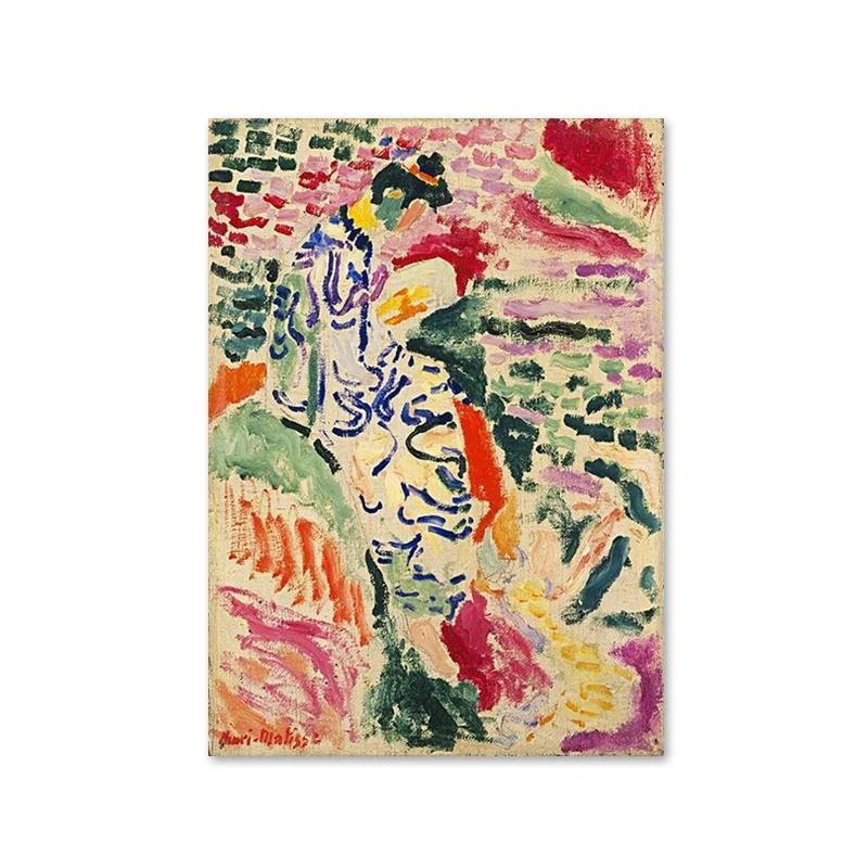 Матисс Ретро Плакаты И Принты Абстракционизм Пейзаж Холст Картина Настенное Искусство Для Гостиной Украшения Дома