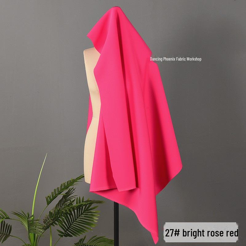 320 г утолщенного шелкового хлопкового трикотажного полотна для эластичного силуэта