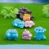 Micro Landscape Ornaments Cartoon Cute Elephant Elephant Resin Crafts Gardening Desktop Car Decoration Ornaments