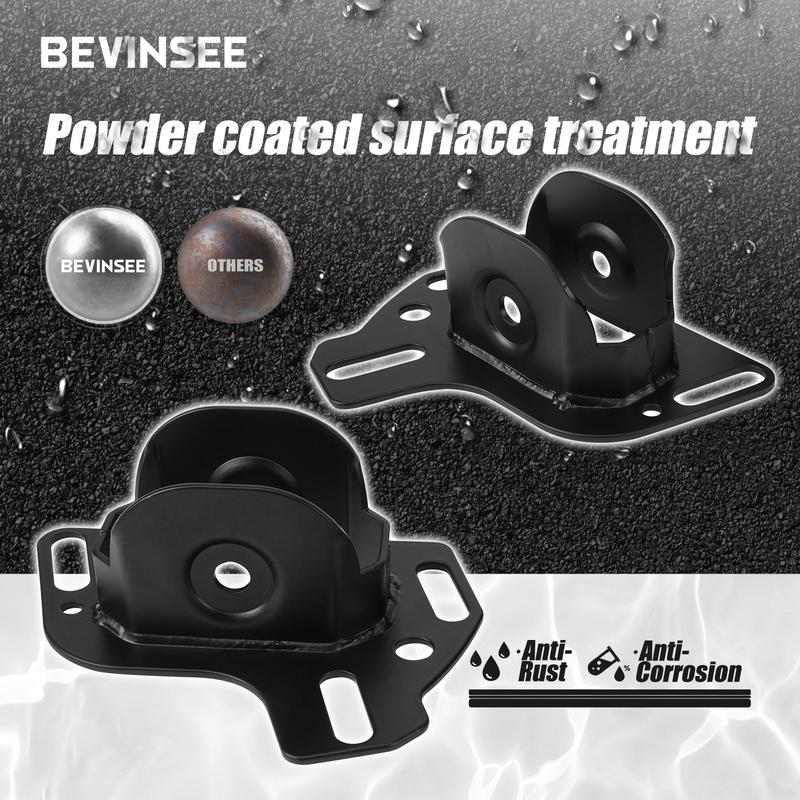 BEVINSEE Adjustable Rear Toe Brackets Set Drift for BMW E46 E36 Z4 E85/E86 E89, Replace for 33303411877,33303411878,33301096602