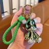 High-End Diamond-Encrusted Violent Bear Keychain Women'S Fashion Car Key Chain Exquisite Bag Pendant Creative Key Ring