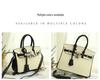 Lychee Pattern Platinum Leather Fashion Handbag - Large Shoulder Bag for Women (2025)