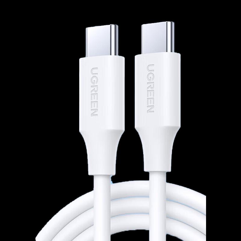 Ugreen Двойной кабель Type-C на Type-C для быстрой зарядки PD60W