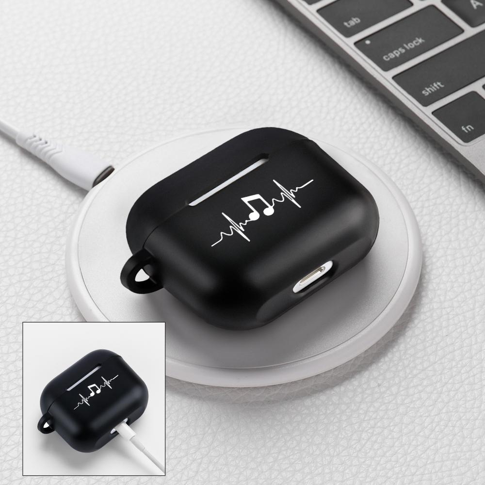Чехол для наушников AirPods Pro с Bluetooth для Apple Air Pods 1 2 3 Airpods 1/2/3 Air Pods, черный защитный чехол для беспроводных наушников, мягкий силиконовый ТПУ