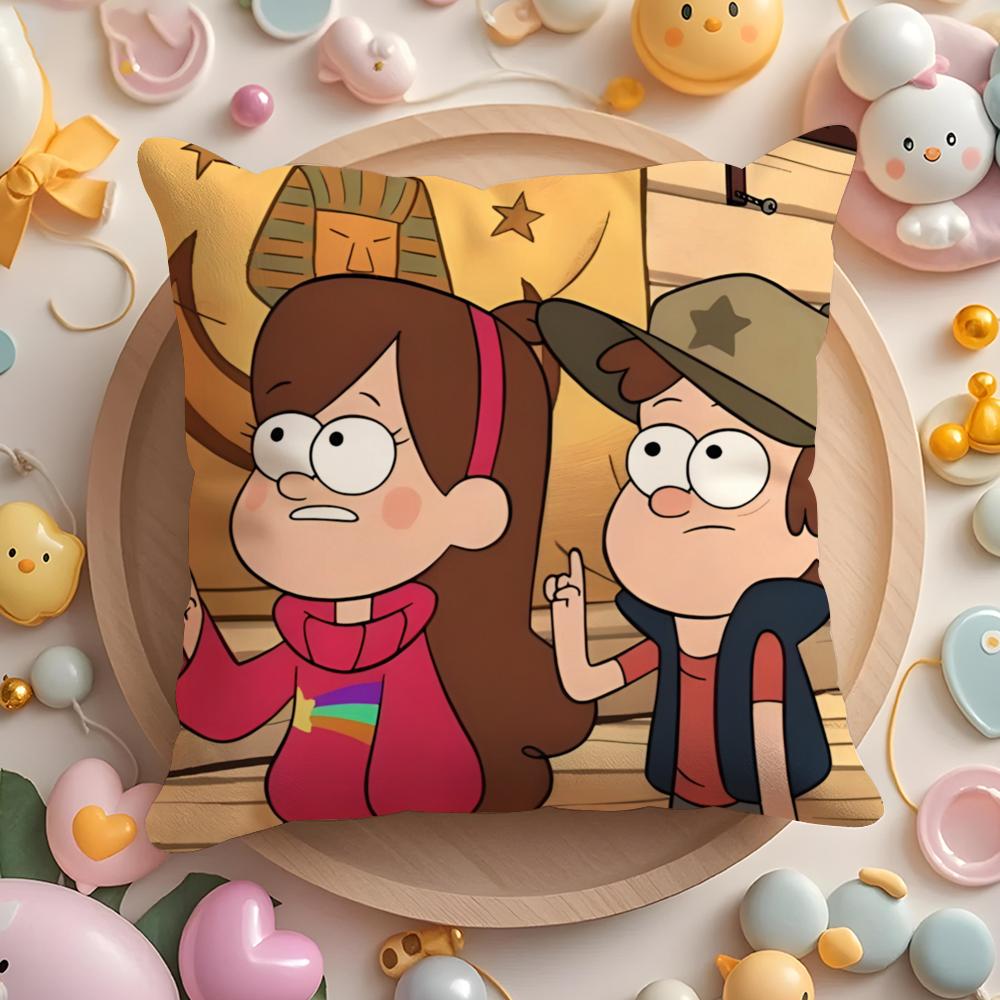 Подушка с принтом «G-gravity F-falls» для дома и автомобиля, многоцелевая наволочка - Двусторонняя, Мягкая и прочная для повседневного использования