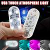 2023 Touch Sensor USB LED Interior Light LED Lamp Car Ceiling Lamp Reading Light Car Decorations Roof Interior Lighting