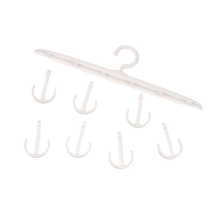 Вешалка для бюстгальтера для шкафа, вращающаяся на 360°, многофункциональная стойка с крючком для рубашки, шляпы, поясной сумки, экономящая место, стойка для хранения жилета