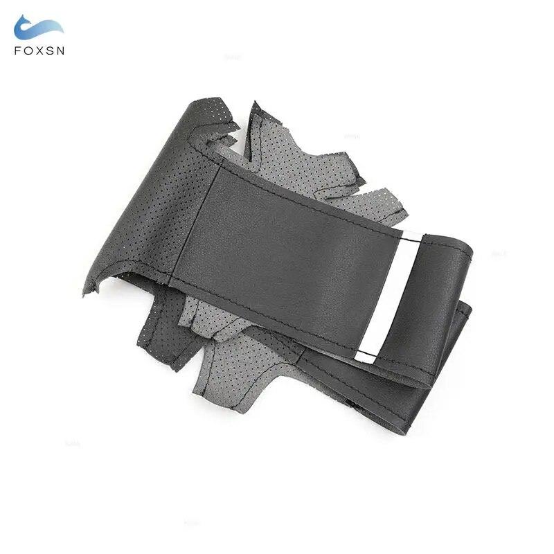 For BMW M Sport F30 F31 F34 F45 F46 F22 F23 M235i M240i X1 F48 X2 F39 Perforated Leather Steering Wheel Cover Trim Protective