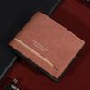 Винтажный мужской модный деловой короткий кошелек с отделениями для карт, многофункциональный мягкий держатель для кредитных карт из ПУ, кошельки, зажим для денег