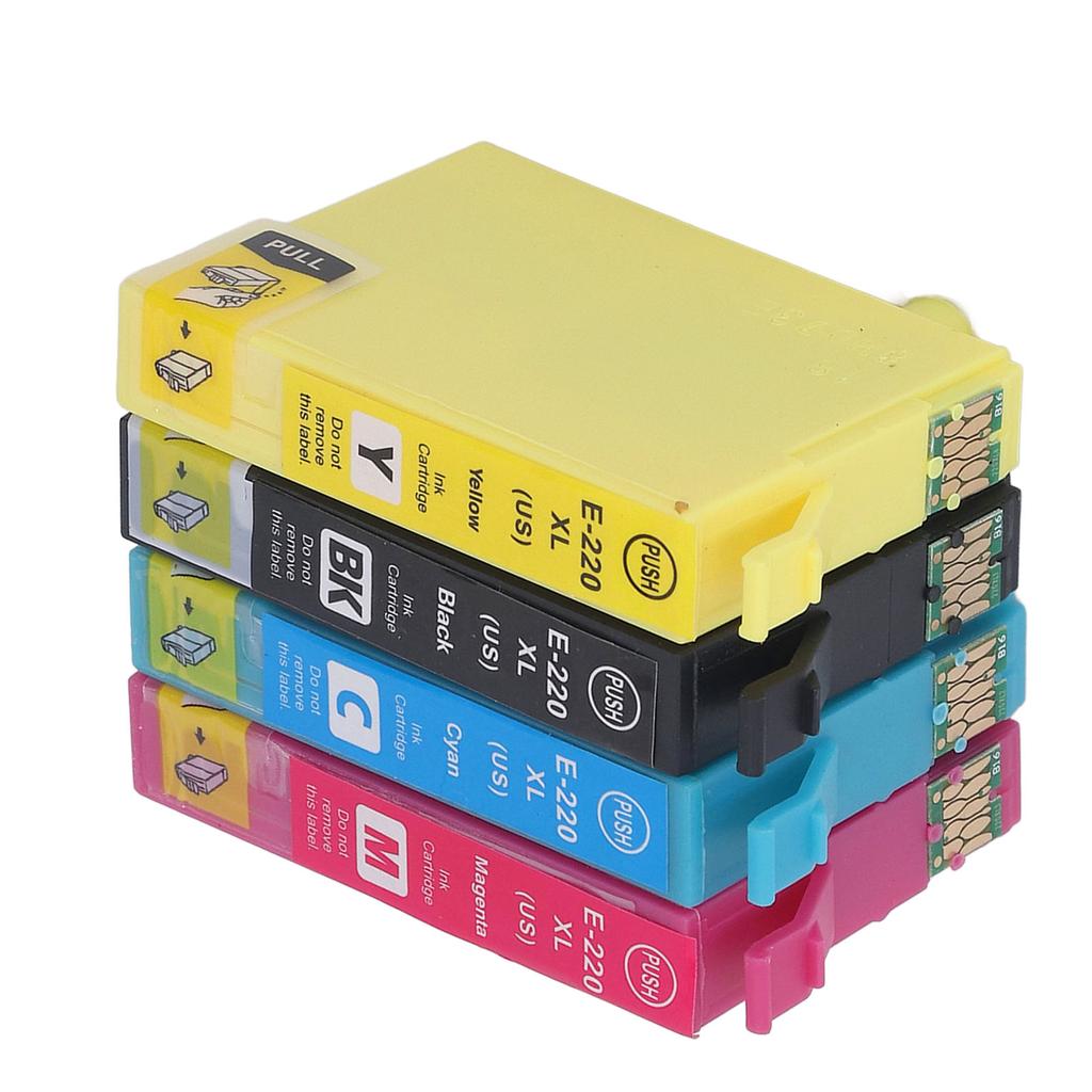 4Pcs Ink Cartridges Compatible Refill Replacement 4 Colors BK C M Y for WorkForce WF 2630 2650 2660 2750 2760 Printer