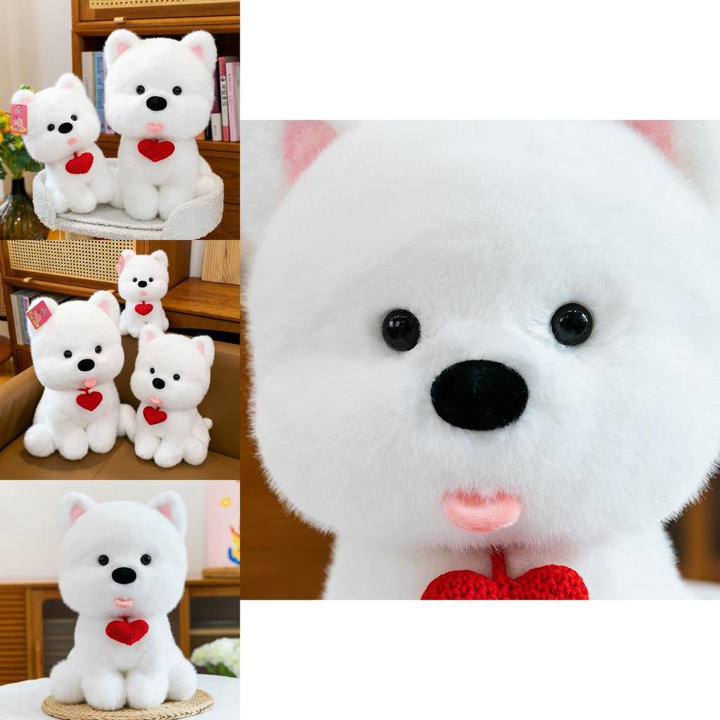West Highland White Terrier Plush Toy With Soft Short For Kid Gift