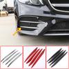 For Mercedes Benz E Class AMG E43 E63 W213 2016- Car Accessories Front Fog Lamp Lights Decoration Strips Trim Cover