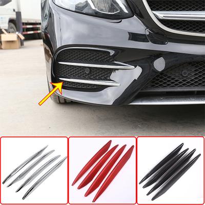 Для Mercedes Benz E Class AMG E43 E63 W213 2016-автомобильные аксессуары, передние противотуманные фары, декоративные полоски, накладка