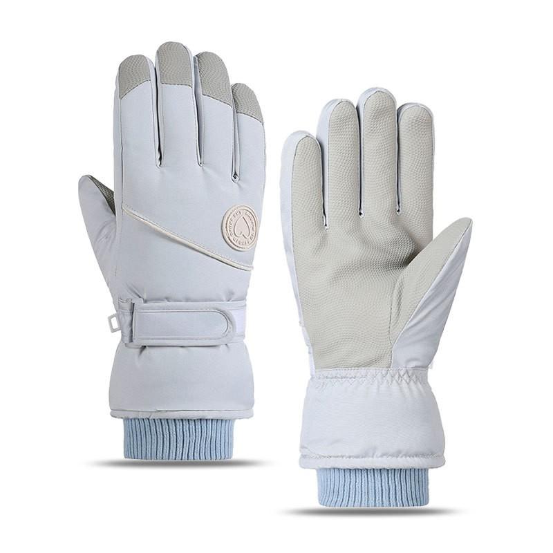 Winter Ski Gloves Men Women Thick Warm Windproof Waterproof Touchscreen Outdoor Snowboarding Cycling