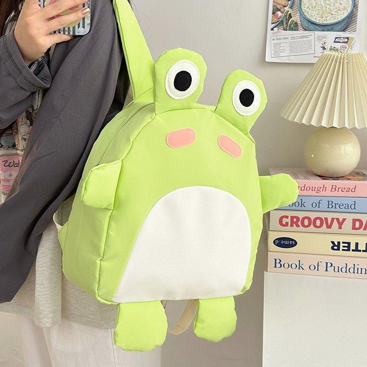 Schoolbag Japanese ins Small School Bag for Girls Students Simple Versatile Girls Mini Backpack Cartoon Fashion Lightweight Backpack