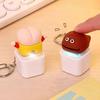 Mechanical Keyboard Keycap Fidget Toy with Sound Light Stress Relief Wooden Fish Duck Basketball Lion Keycap Clicking Sensory Toy Kids Adults Gift
