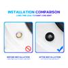 TKJLP1 4/8/12Pcs Car Door Anti-shock Pad Anti-noise Buffer Gasket Auto Interior For Alfa Romeo 4C 159 166 Spider Giulia 156 Mito 147 GT