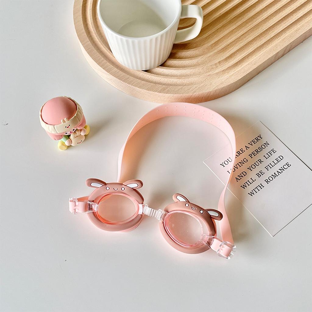 Новые милые водонепроницаемые и противозапотевающие детские очки для плавания, очки для обучения плаванию, детские мультяшные очки с регулировкой