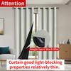 2pcs 100% Blackout Curtains, Thermal Insulated Window Drapes, Window Treatments for Bedroom Living Room, Home Decoration