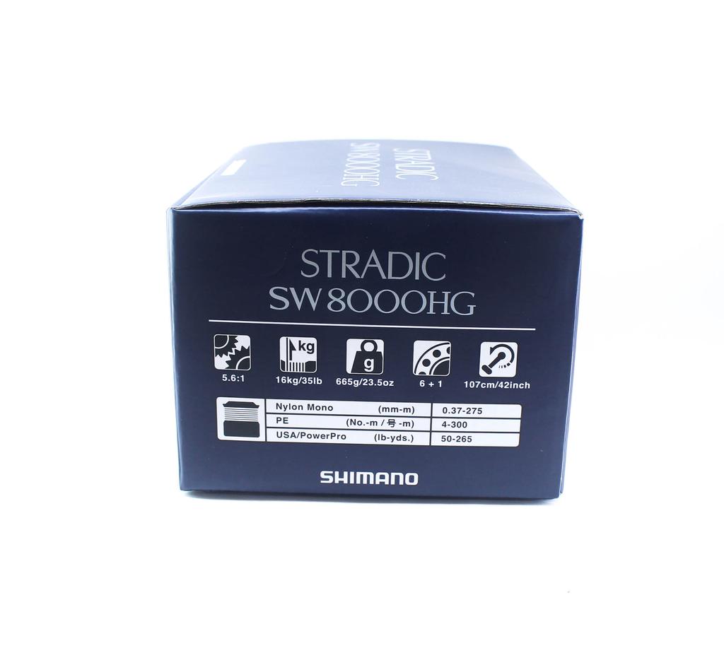 SHIMANO Катушка спиннинговая Stradic 2024 SW 8000 HG (7441)