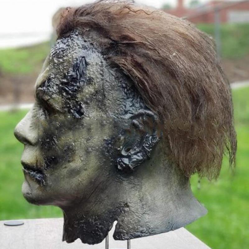 Высокое качество латексная маска Хэллоуин косплей маски для взрослых Scarry Killer Ghost анфас шлем вечерние игры реквизит