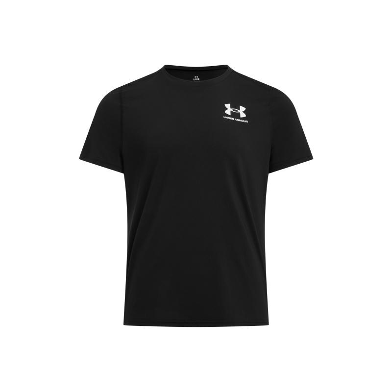 Under Armour HeatGear Облегающая Удобная Стильная Универсальная Футболка с Коротким Рукавом Мужские Топы Черный 6000939-001