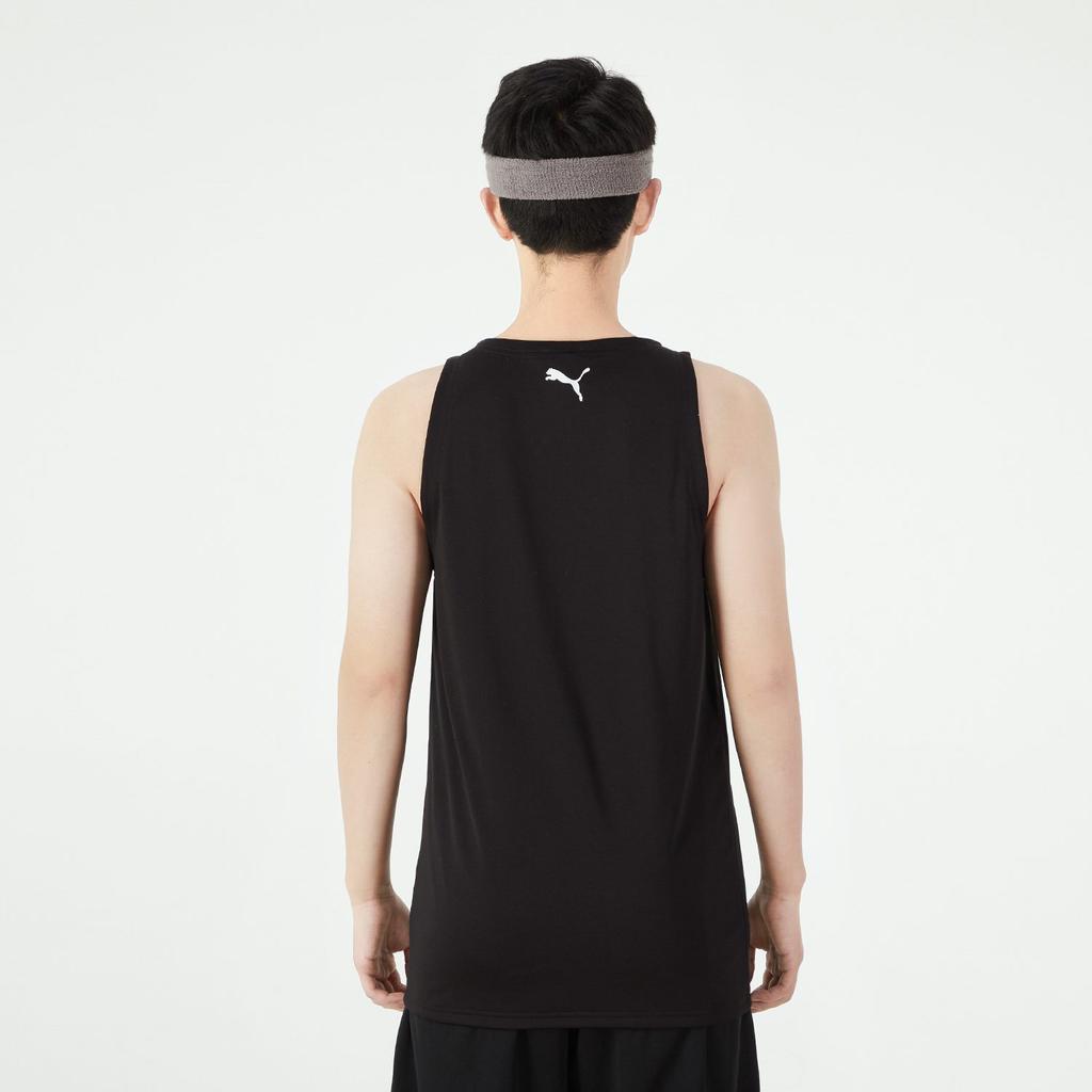 PUMA Tank Tops Men's Black Crew Neck Moderate Other 670833-02