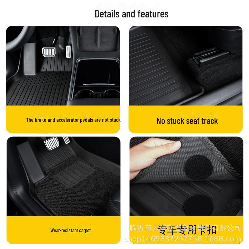 Tesla Model 3/Y All-Weather TPE Car Mats - Interior Accessories