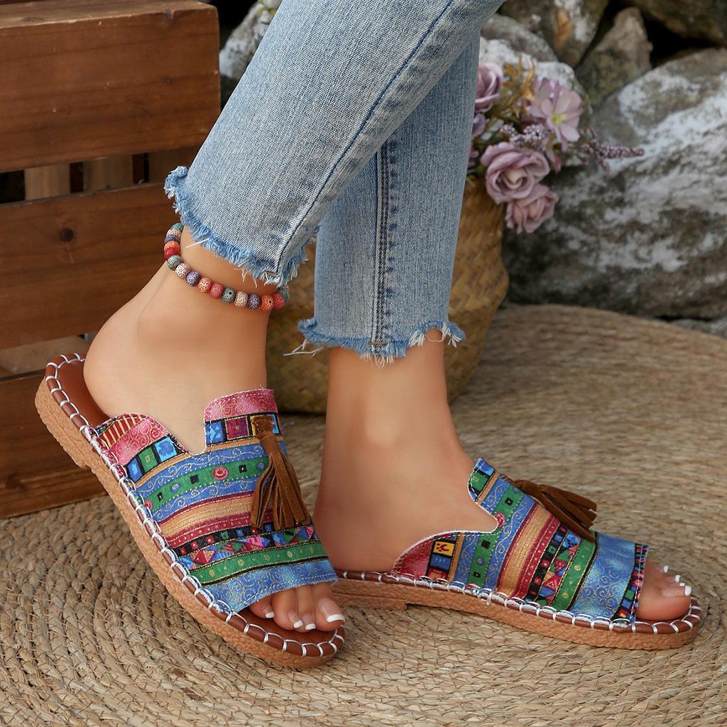 Женские повседневные пляжные праздничные роскошные сандалии 2025 лето новая мода уличные сандалии на плоской подошве сандалии с открытым носком женская обувь для женщин