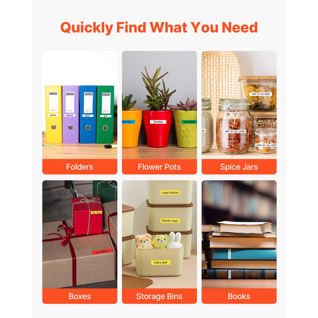 SucceBuy 4PCS 12mm M-K231 Label Maker Tape Black On White Label Ribbon Cartridge Compatible for Letra Tag of Brother Labelers