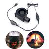 New 7530 5V USB Powered Fan with Speed Controller- Compact and Quiet Blower for Barbecue and Camping