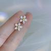 Sakura Stud Earrings Women's Simple and Small Flower Earrings Temperament Can Wear Mini Invisible At Work