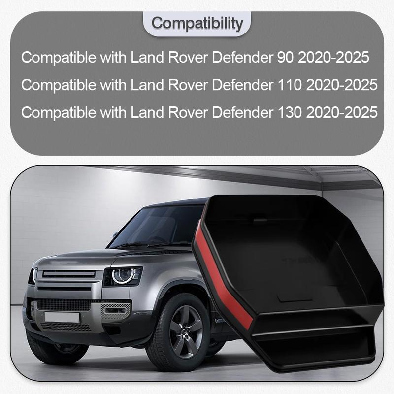 For Land Rover Defender 90 110 130 2024 2025 Car Armrest Storage Hidden Box Organizer Interior Accessories