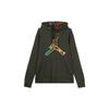 Jordan Sweatshirts Men's Green Hooded Moderate Regular CU1692-355