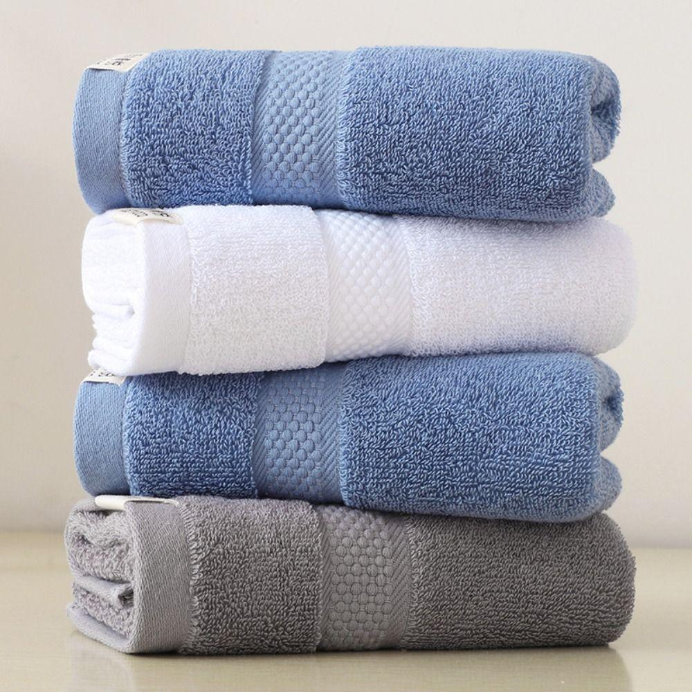 Thickened Shower Towel High Absorbent Cotton Towel Portable Face Towel Kids/Adults