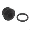 Черный Универсальный 8 AN 8-AN 1/2" ORB Шестигранный Заглушка-Адаптер + O-