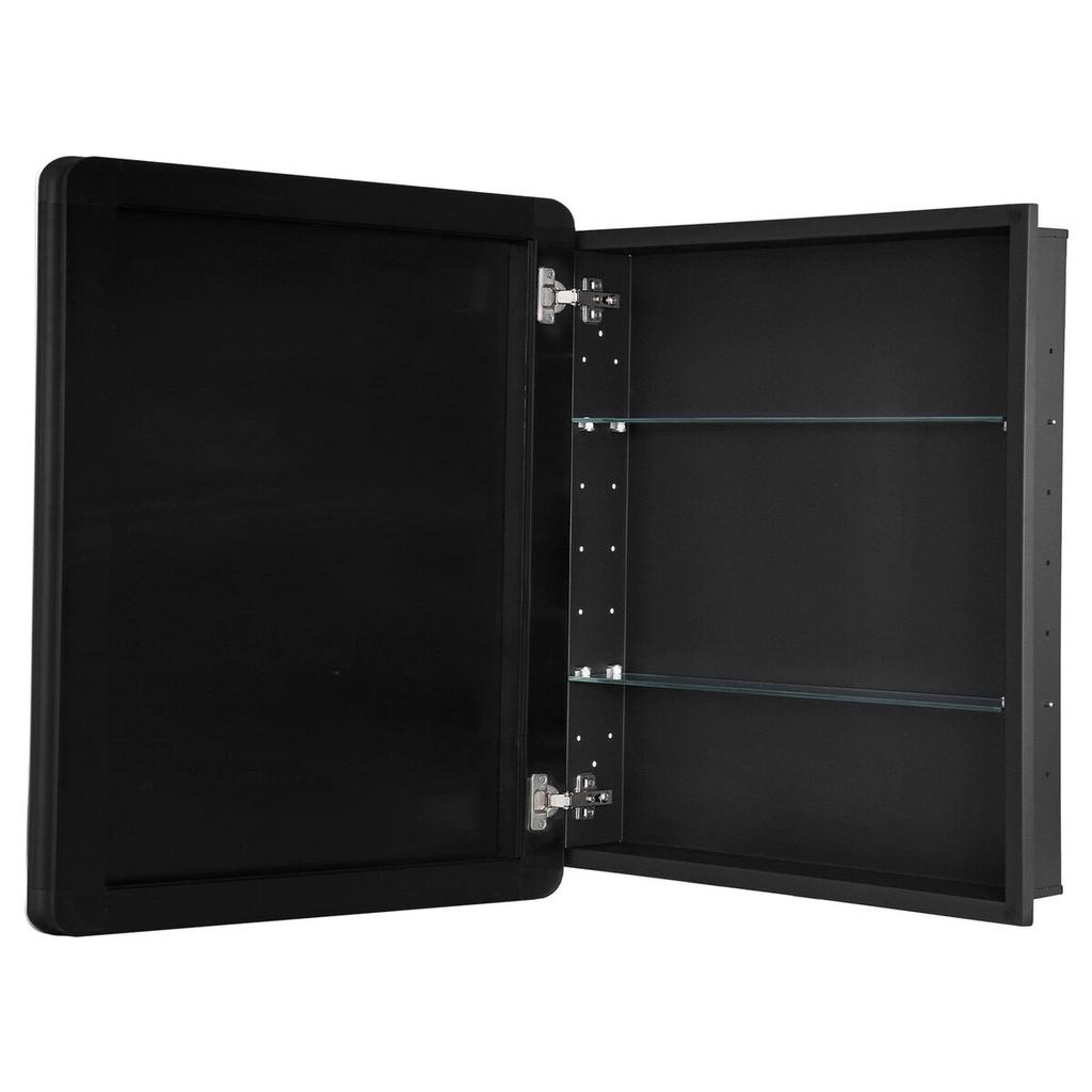 Medicine Cabinet 24" x 30" Mirror Medicine Cabinet Adjustable Shelves