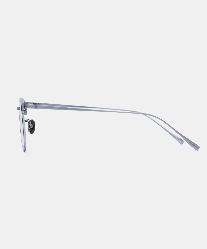 Maeteupeojeu Mp-10 Титановый Коричневый Солнцезащитные Очки Серебристый