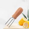 Wood Handle Corn Holders Anti Scalding Barbecue Needle Durable Barbecue Fork