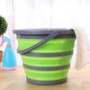 Foldable Bucket Car Wash Outdoor Fishing Round Bathroom Kitchen Bucket Portable Folding Bucket Water Container For Outdoor