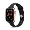 Мягкий силиконовый ремешок для часов, замена для Apple Watch Series 10 42мм/9 8 7 41мм/SE (2023) SE (2022) SE 6 5 4 40 мм/3 2 1 38 мм