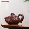 270 мл эстетичные чайники из фиолетовой глины Исин, ручная работа, горшок из золотой жабы, чайник из фиолетовой глины, китайская коллекция чая Цзыша