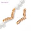 18K Gold Plated Inlaid Zircon Charms Connector For Jewelry,Tree Branch Connector Charms For Bracelet Making,DIY Jewelry Fittings