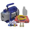 VidaXL Single-Stage Vacuum Pump and 4-Way Manifolds